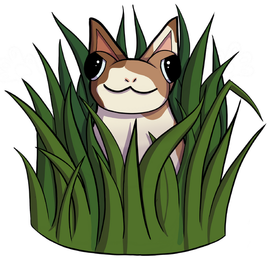 "Meepmop Lurk in Bush" emote for Twitch streamer x729_Gaming