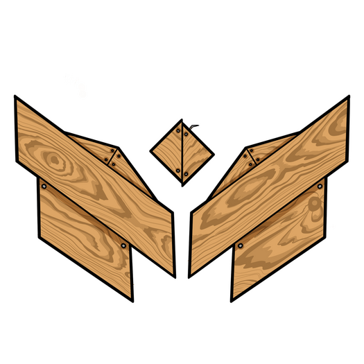 "Rank: Wood" emote for Twitch streamer x729_Gaming